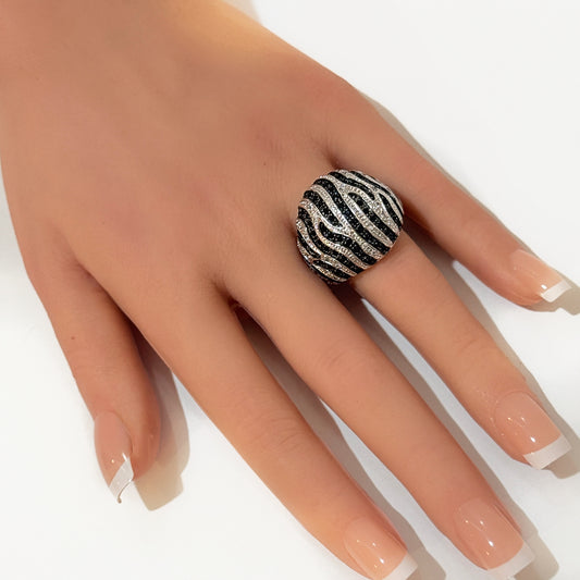 WILD ZEBRA RING