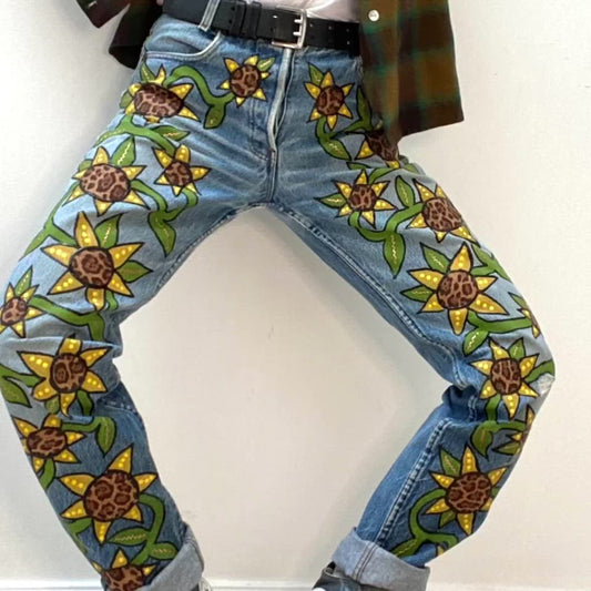 WILD SUNFLOWER JEANS