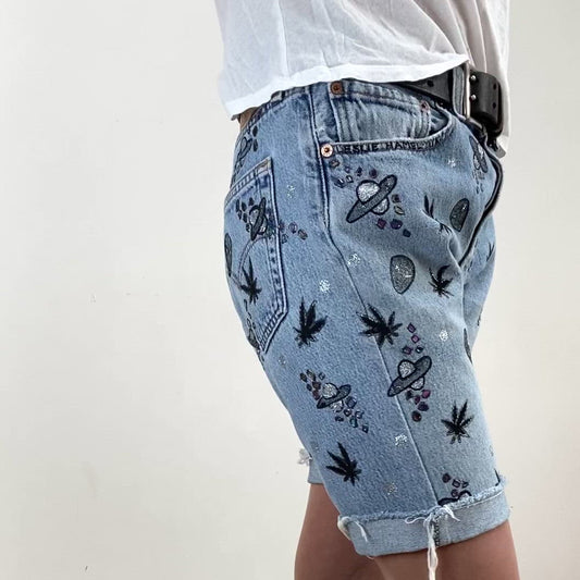 SPACE CADET MID LENGTH SHORTS