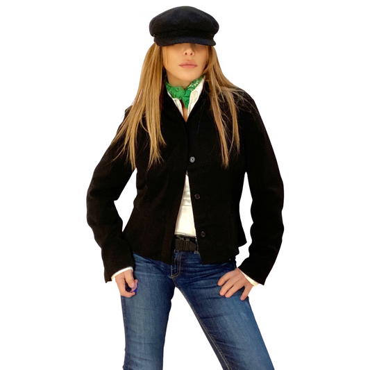 TECHNO FABRIC BANDED COLLAR JACKET W COOL DETAILS