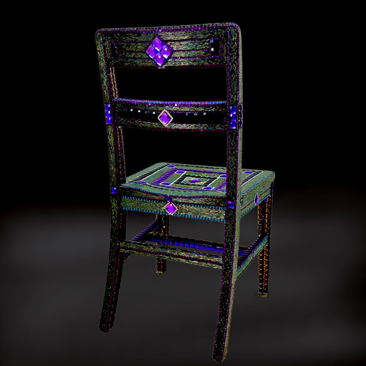 THE PEACOCK CHAIR BY LESLIE HAMEL